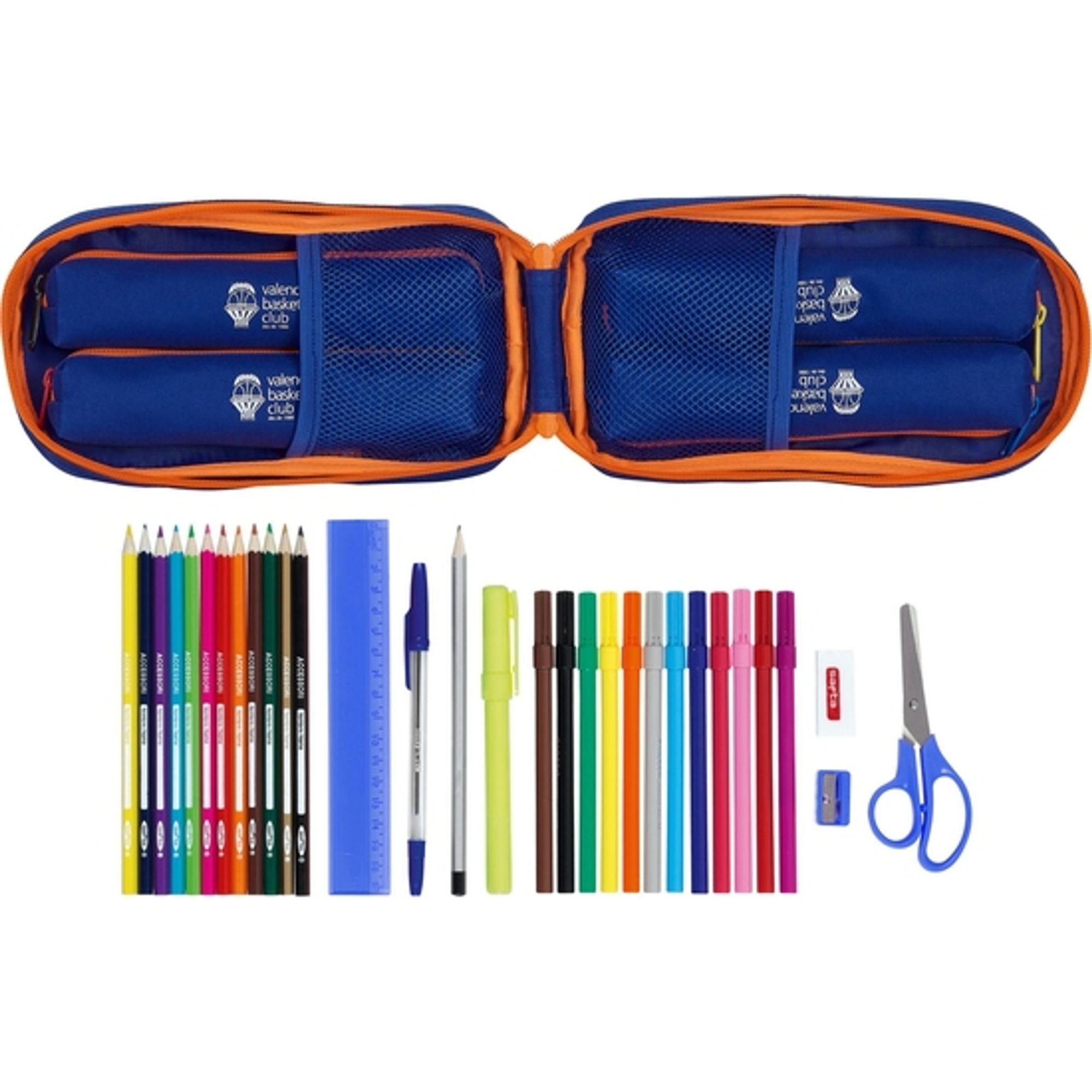 Plumier mochila c/4 port. llenos valencia basket