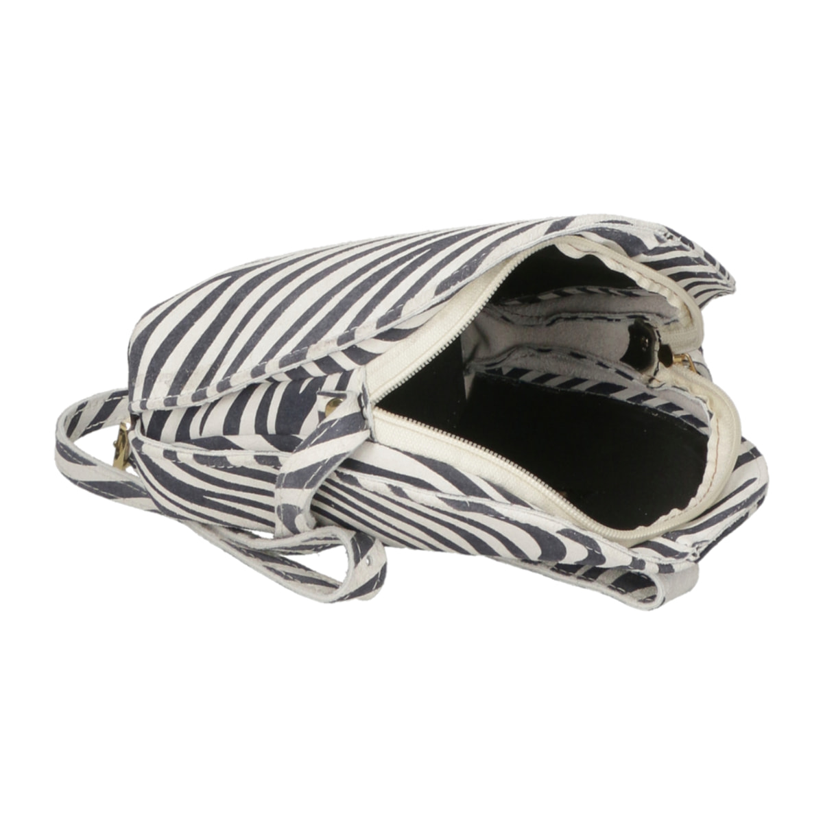 Borsa a tracolla da donna In Vera pelle Made in Italy 20x19x7 cm
