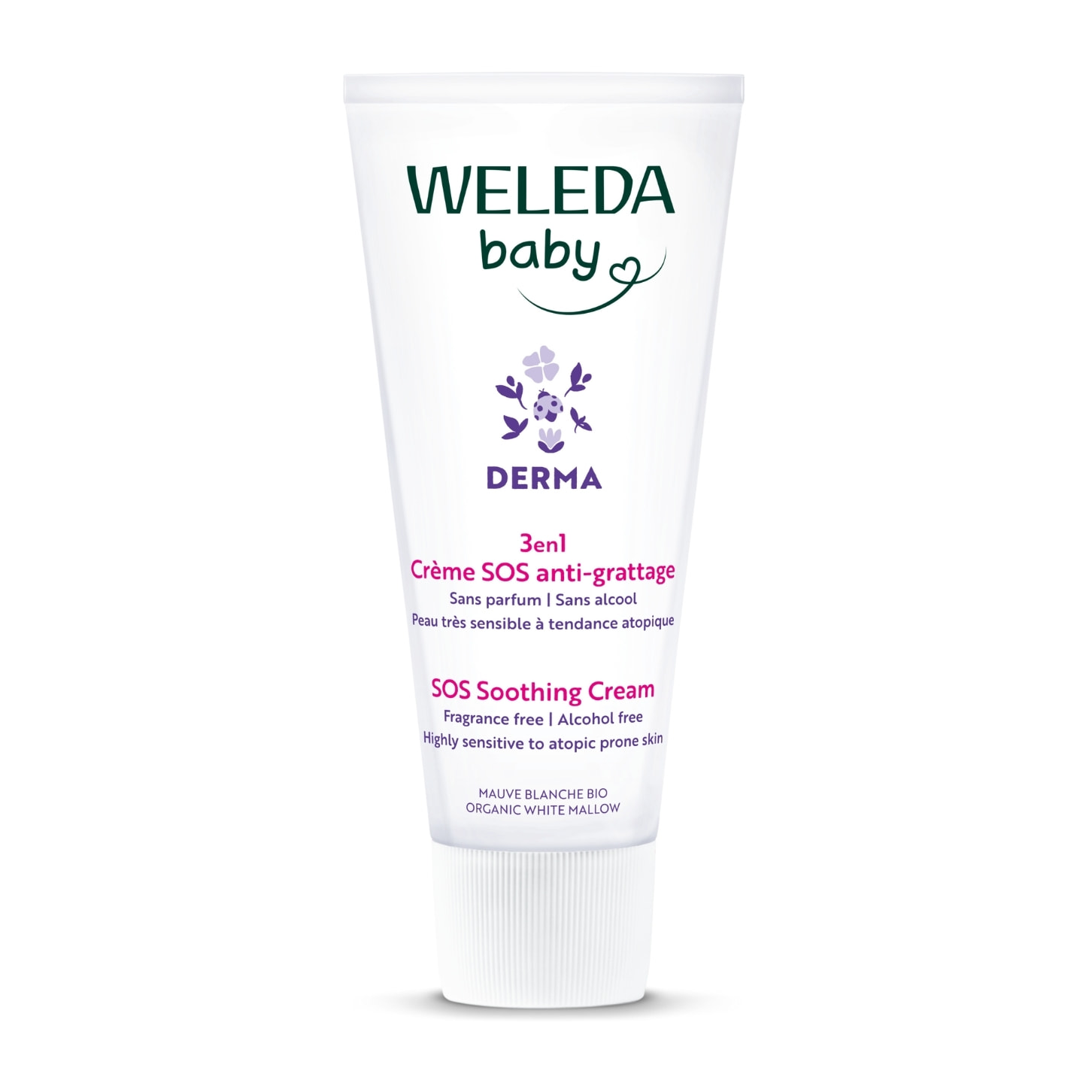 WELEDA - Crème SOS anti-grattage DERMA 3en1 - 50 ml