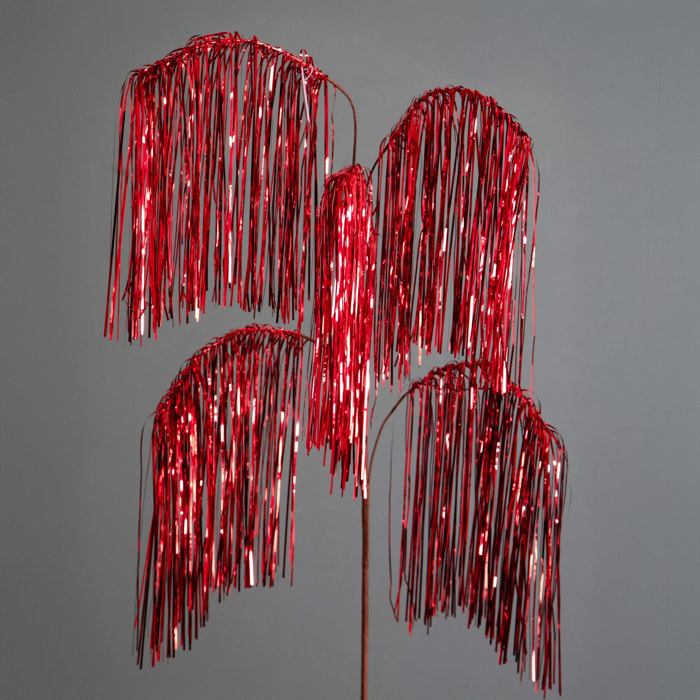 Tinsel x 5 cangiante - Pezzi 6 - ROSSO - Bianchi Dino SpA