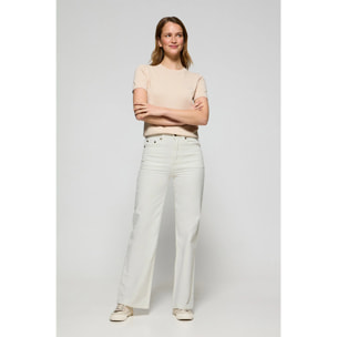 Vaqueros wide leg Jana blancos