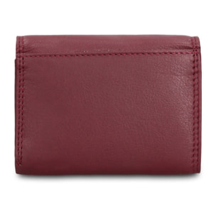 Portafoglio da donna in vera pelle - Modello Valoria Ultra - Casual - 12.0 x 9.0 x 2.0 cm