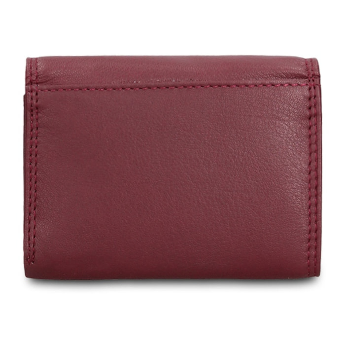 Portafoglio da donna in vera pelle - Modello Valoria Ultra - Casual - 12.0 x 9.0 x 2.0 cm