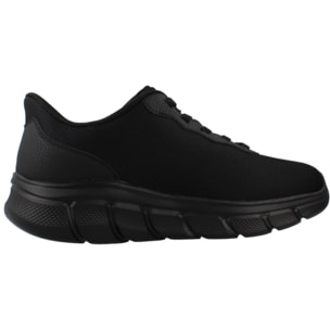 Sneakers De  Hombre Bobs B Flex - Glacial Edge Negro