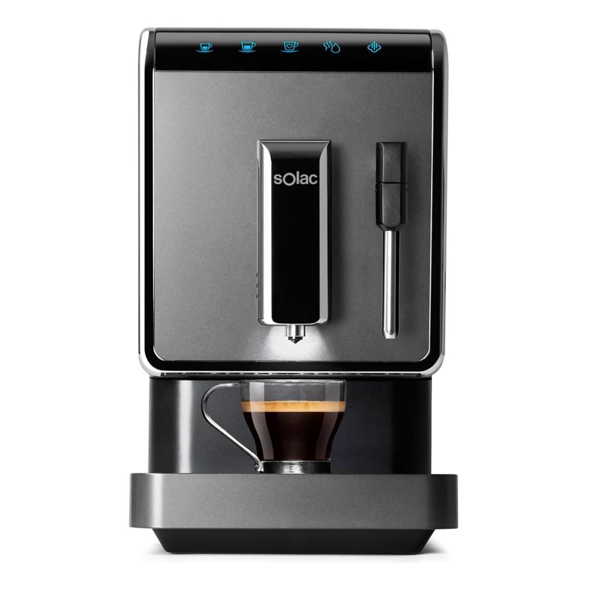 Solac - Cafetera Espresso Superautomática Automatic Coffeemaker 1470 W