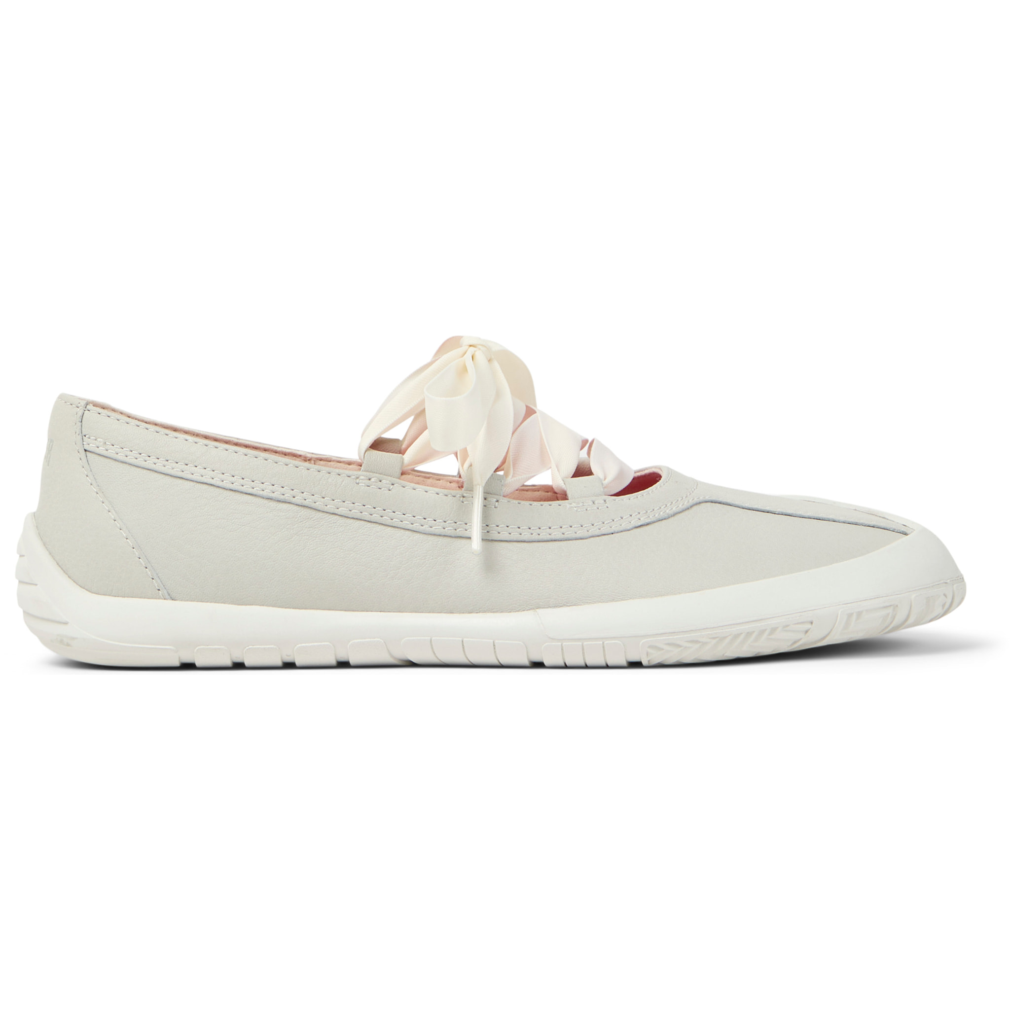 Bailarinas - CAMPER Peu Path+ - Blanco - Cuero liso