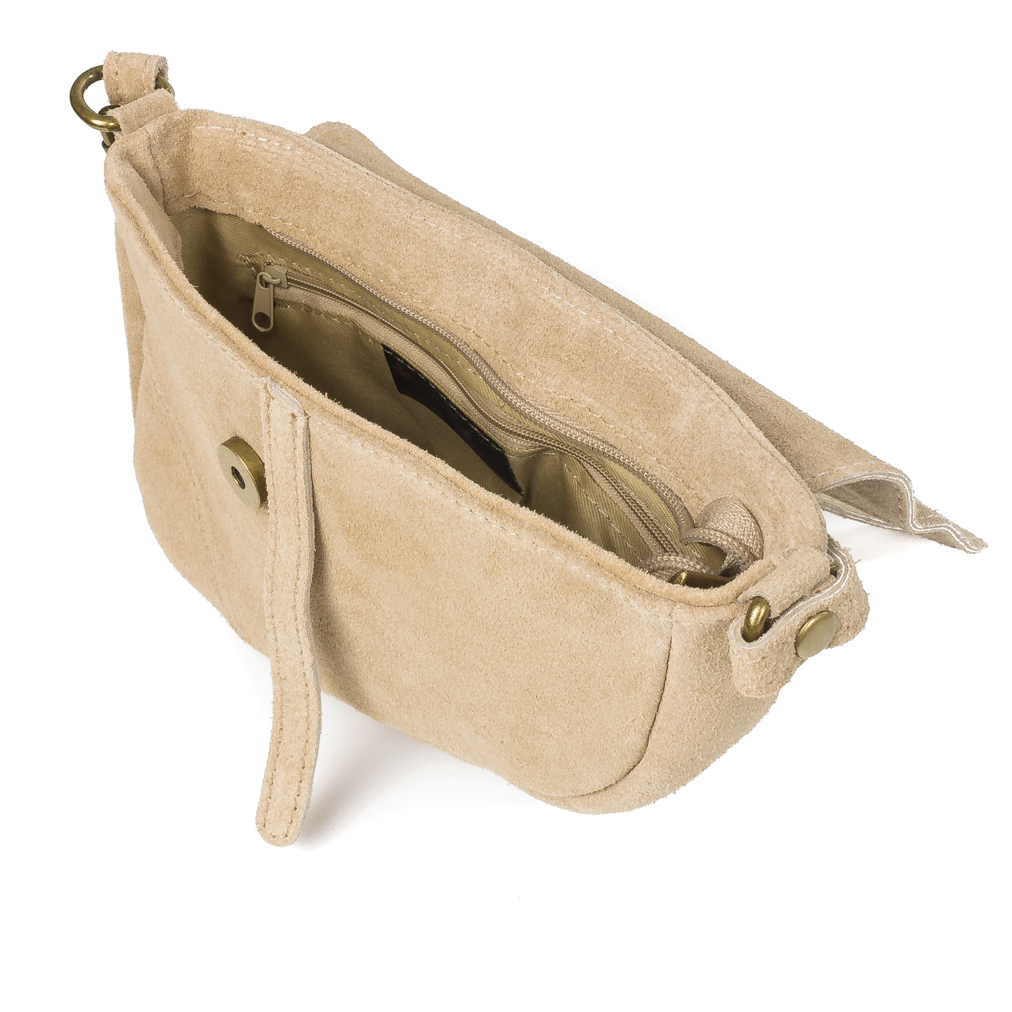 Susanna Bolso bandolera Mujer.Piel auténtica Gamuza