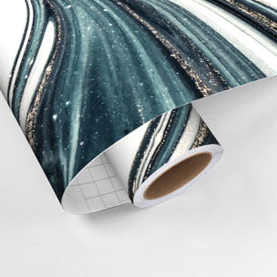 Rouleau revêtement adhésif imperméable - Sticker lavable plan de travail - ÉPOXY BALI