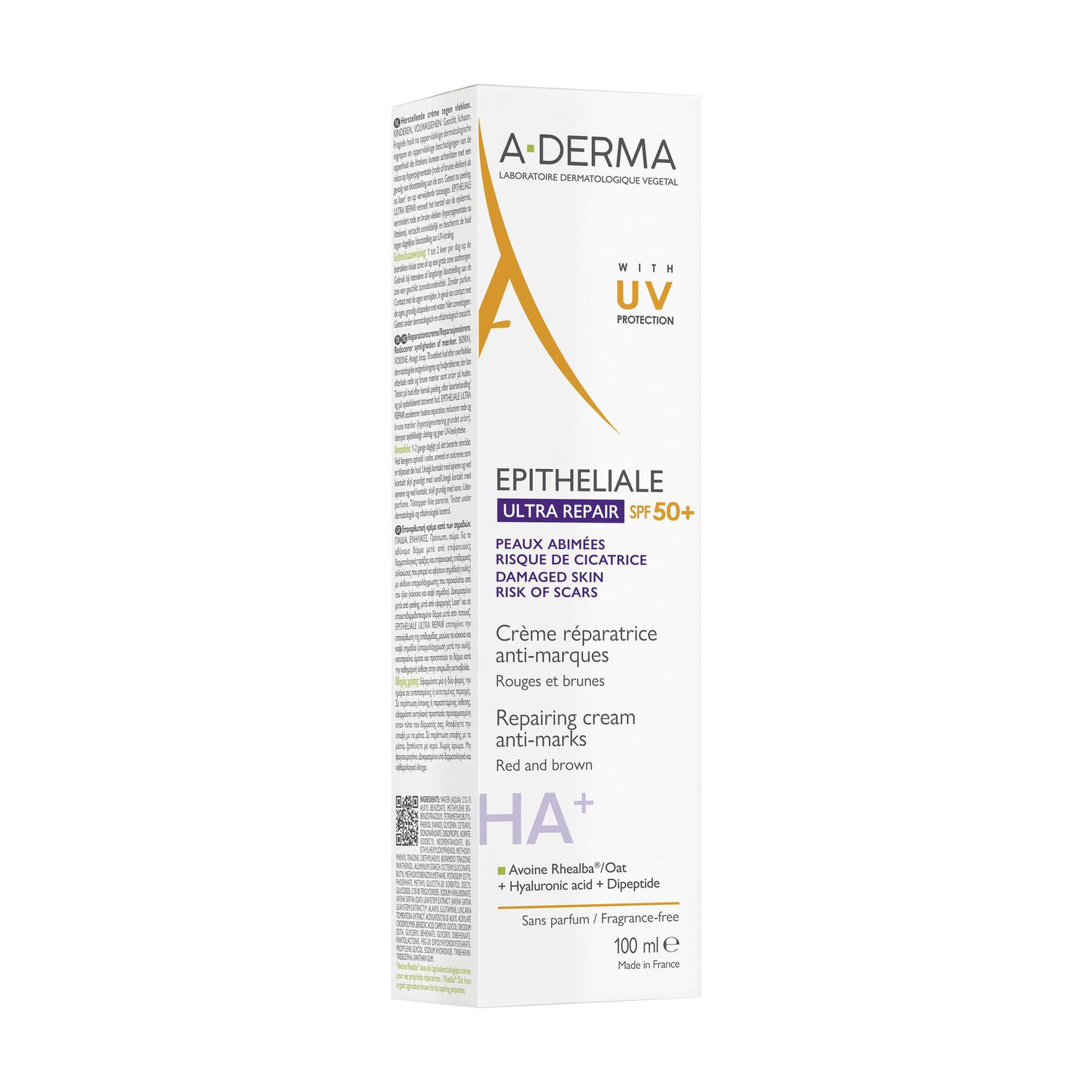 Epitheliale AH ULTRA SPF50+ - Crème Réparatrice Protectrice