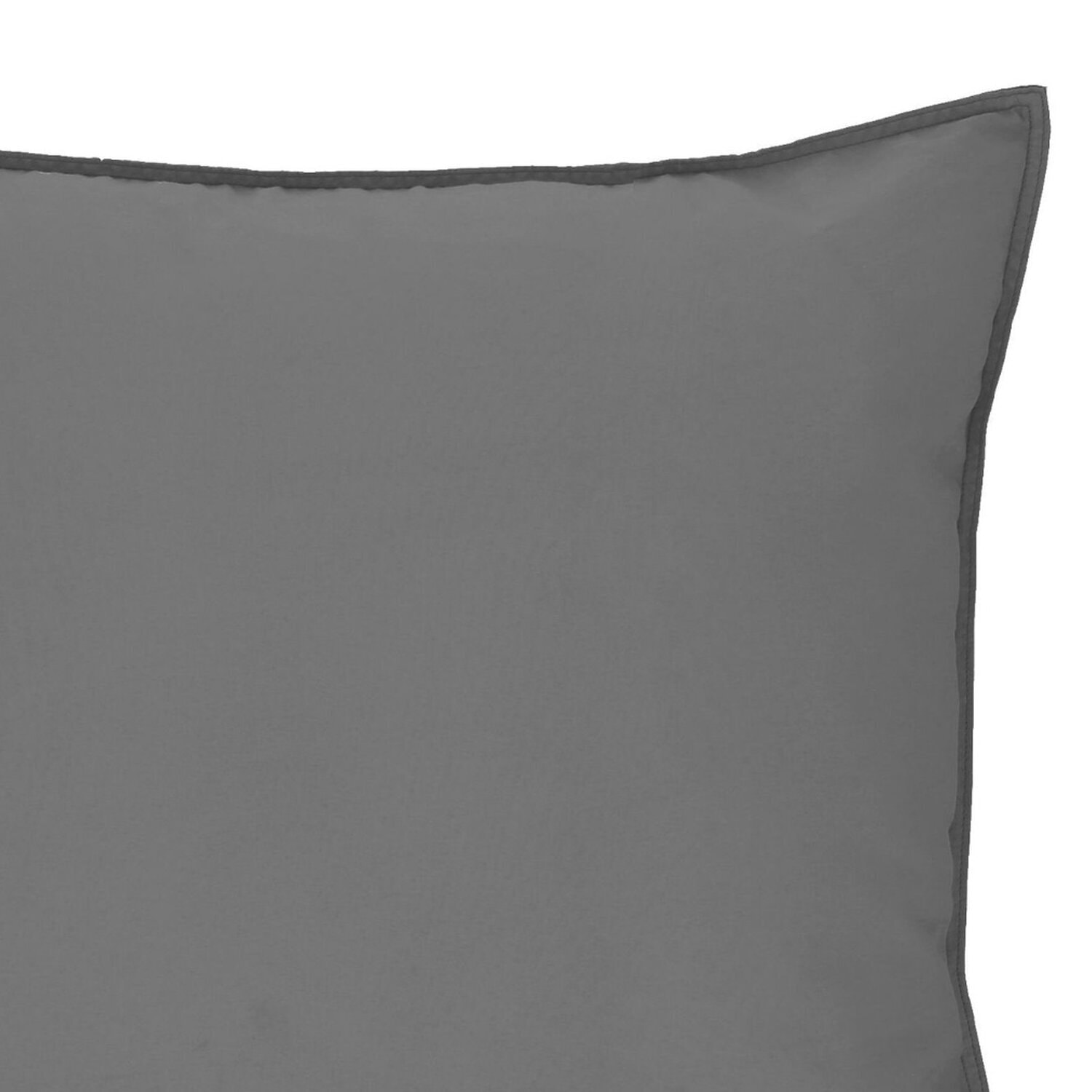 Taie D'oreiller 100%coton 57fils Et Lyocell Acier