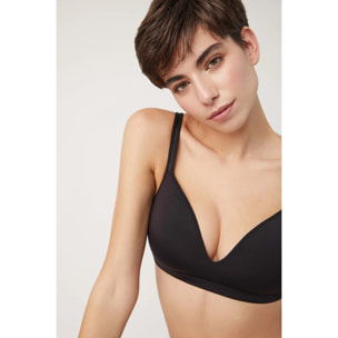 Reggiseno imbottito nero senza ferretto