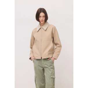 CHAQUETA BLOUSON MUJER CAMEL