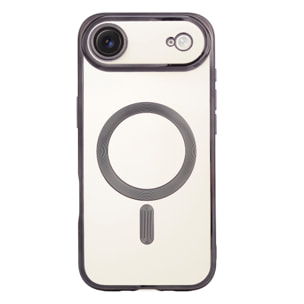 Carcasa magnética transparente con cámara cubierta, antichoque y antihuellas. Magsafe para iPhone 17 Air.