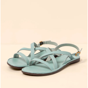 Sandalias N5694 SOFT NAPPA BLUE / TULIP color Blue