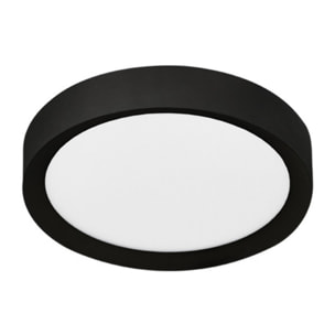 PLATE Lampada da soffitto Nero