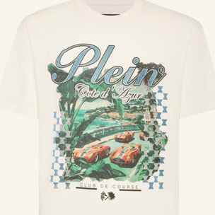 PHILIPP PLEIN Camiseta Cuello Redondo D AZUR