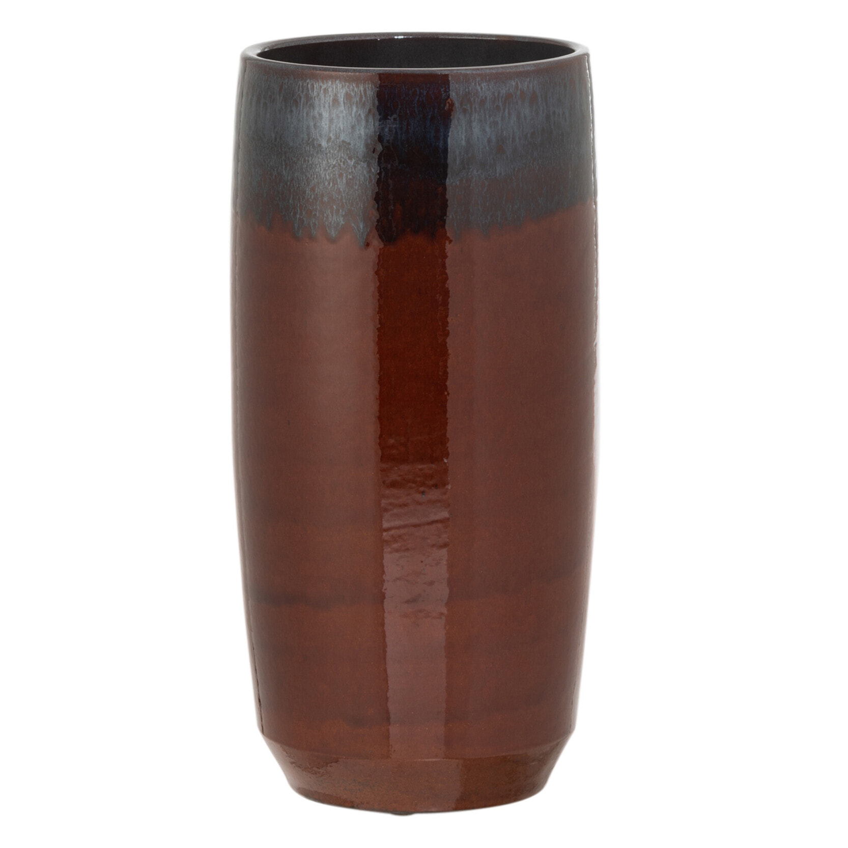 J-Line vase Bord - céramique - noir/bleurouge - small - 40 cm de hauteur