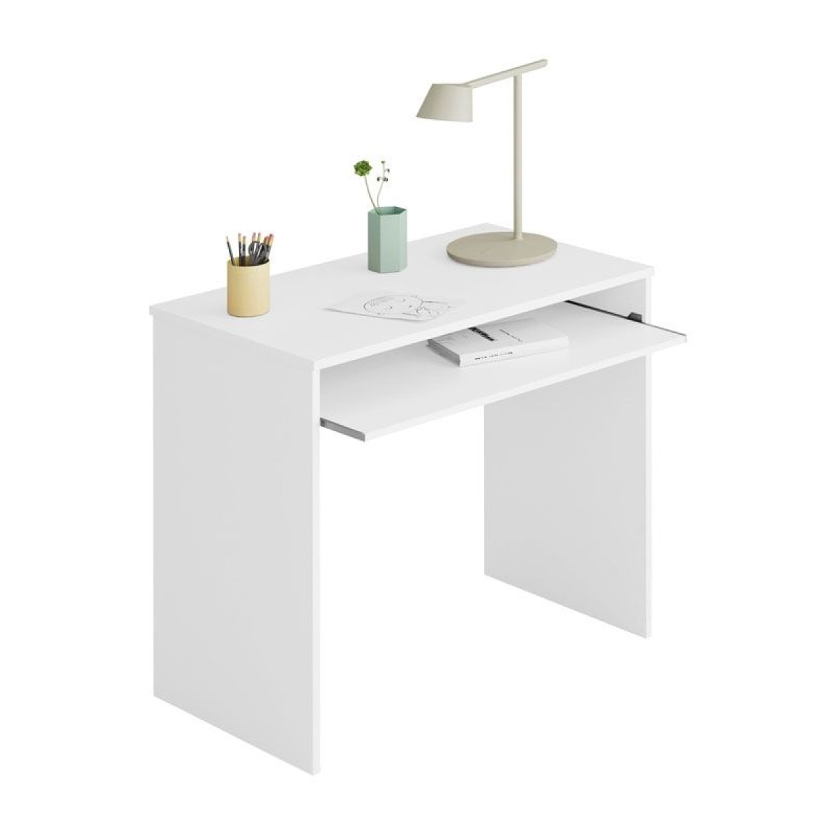 Mesa de ordenador iJoy Blanco Artik (Blanco Mate)