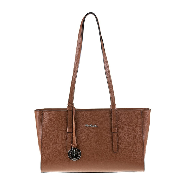 Borsa a mano da donna Made in Italy - Modello Valeria Nova - 100% pelle - 42.0 x 21.5 x 12.5 cm