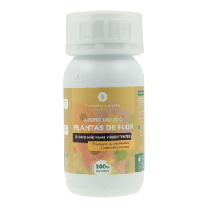 PLANETA HUERTO | Abono Líquido Plantas de Flor 250 ml Fertilizante Especial - Abono para el Crecimiento y Floración de Plantas de Interior y Exterior