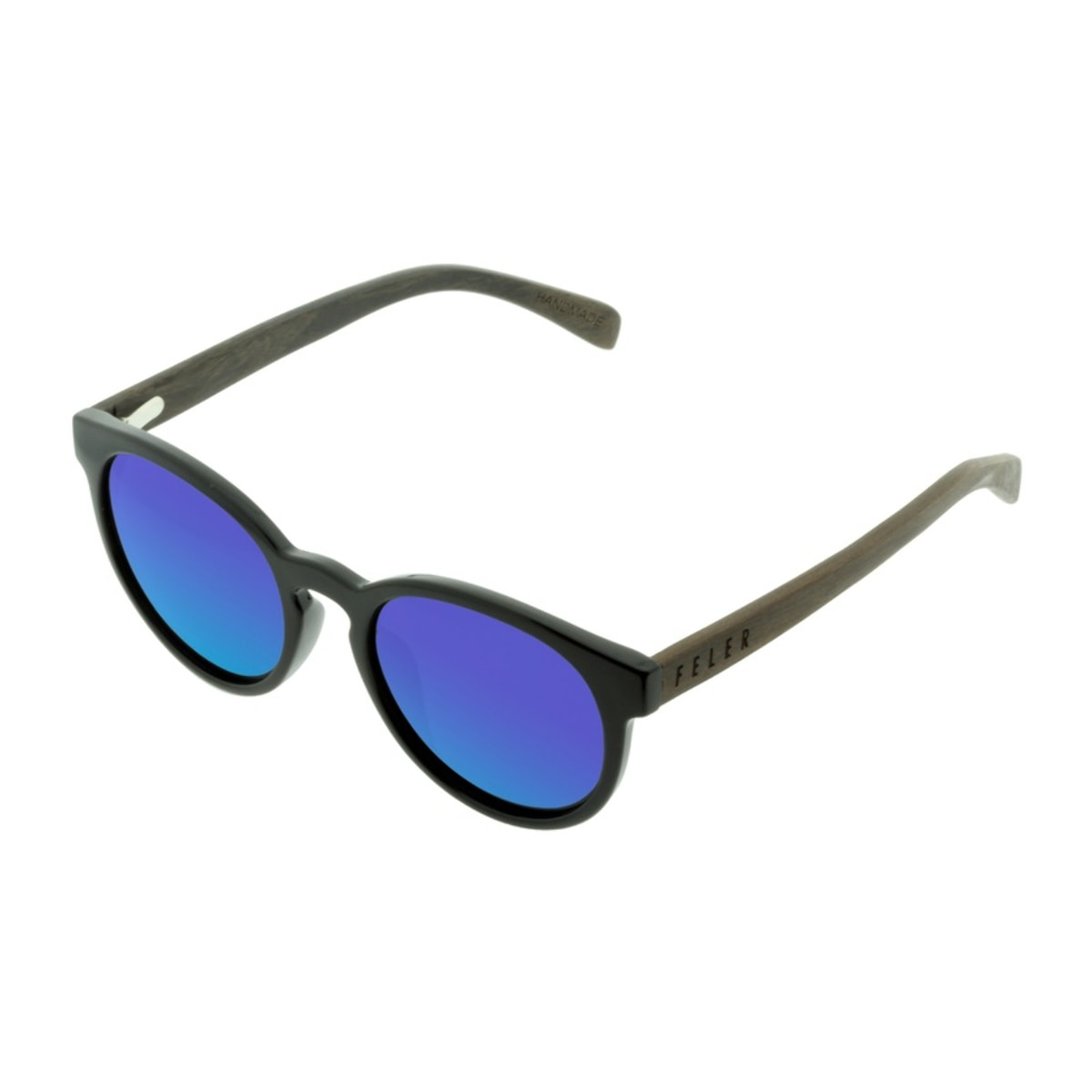 Gafas de Sol Feler 1507M-4 - BLUE Polarizadas de Madera Unisex 51 mm