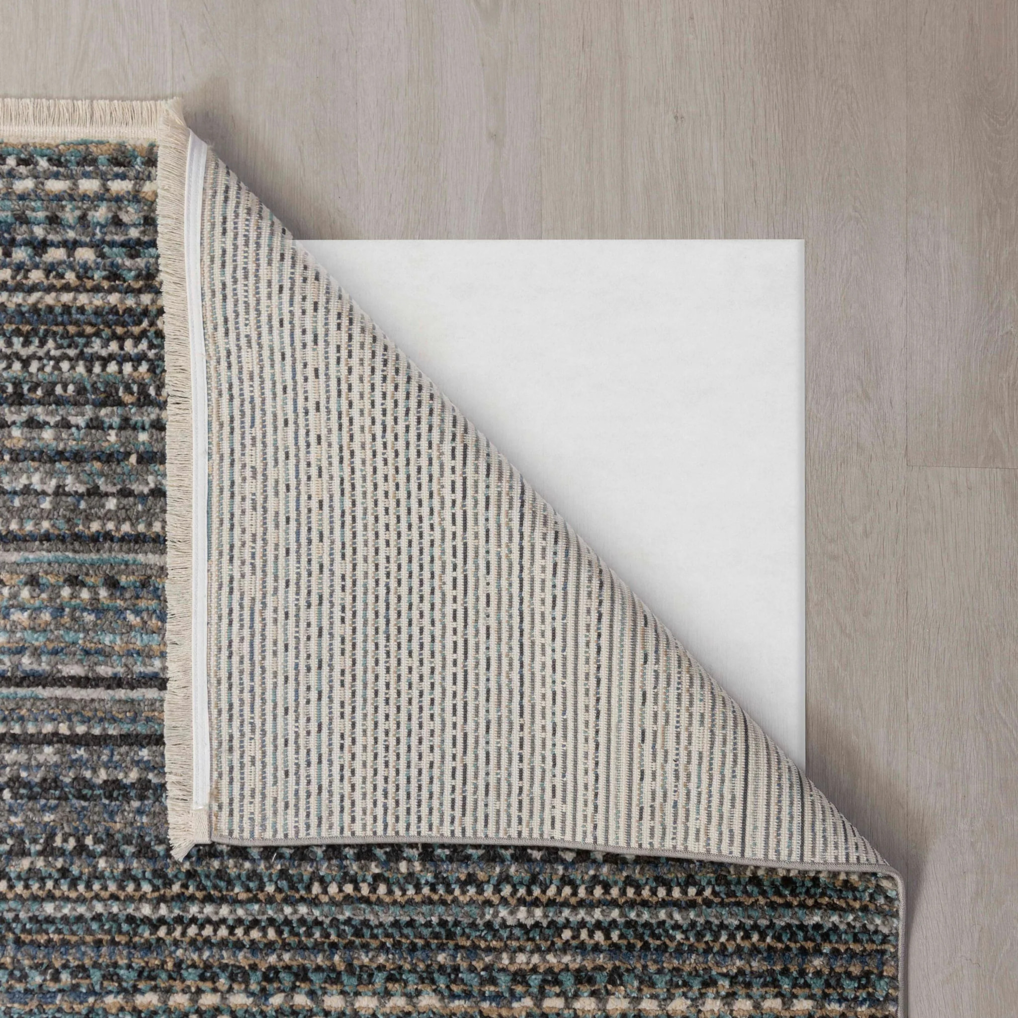 Tapis carré CAMINO Bleu