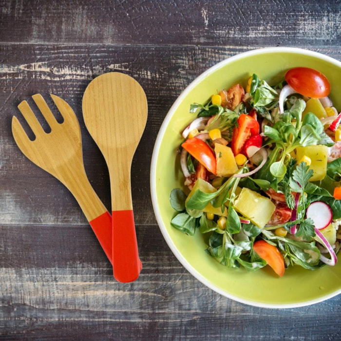Couverts à salade en bois Fackelmann Wood Edition