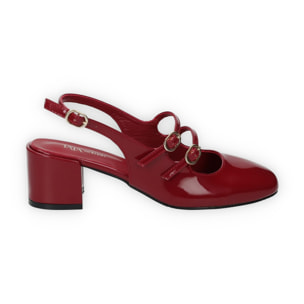 Décolleté sling back Donna Tata Italia Rosso