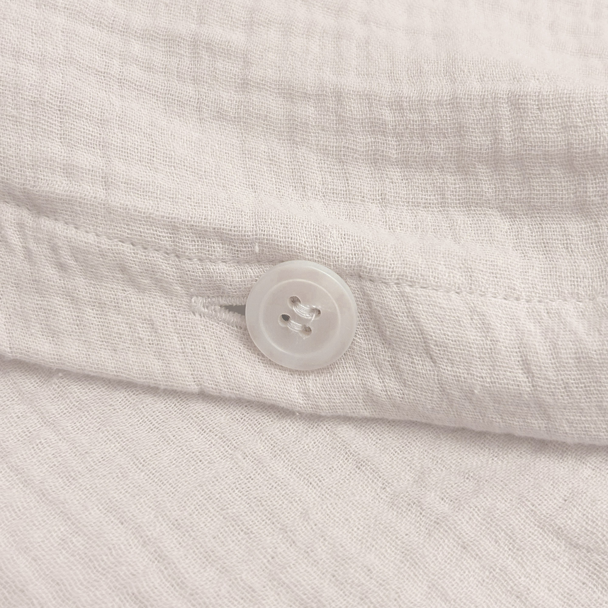 Housse de couette unie en coton, GAZE DE COTON