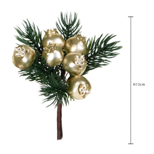 Pick natale - Pezzi 12 - 9xH13x9cm - Bianchi Dino SpA