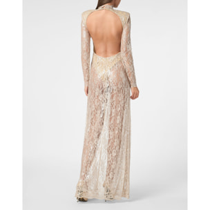 PHILIPP PLEIN Lace Long Dress