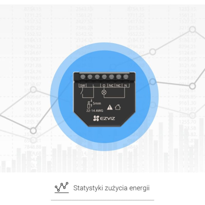 Relais Wifi intelligent EZVIZ Smart Relay T36
