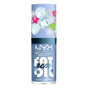 NYX Professional Makeup Bling The Halls Huile à Lèvres Fat Oil SILVER BLING