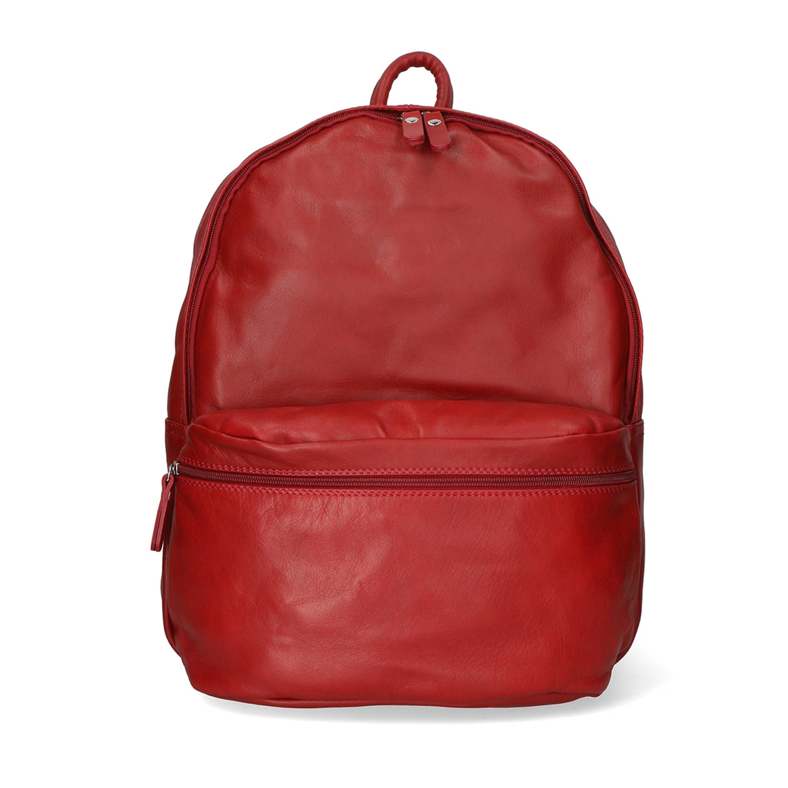 Zaino da donna in vera pelle - Modello Cloe - Artigianale - 30.0 x 39.0 x 14.0 cm
