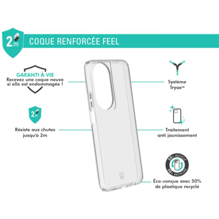 Coque FORCE CASE Honor 90 smart Transparente