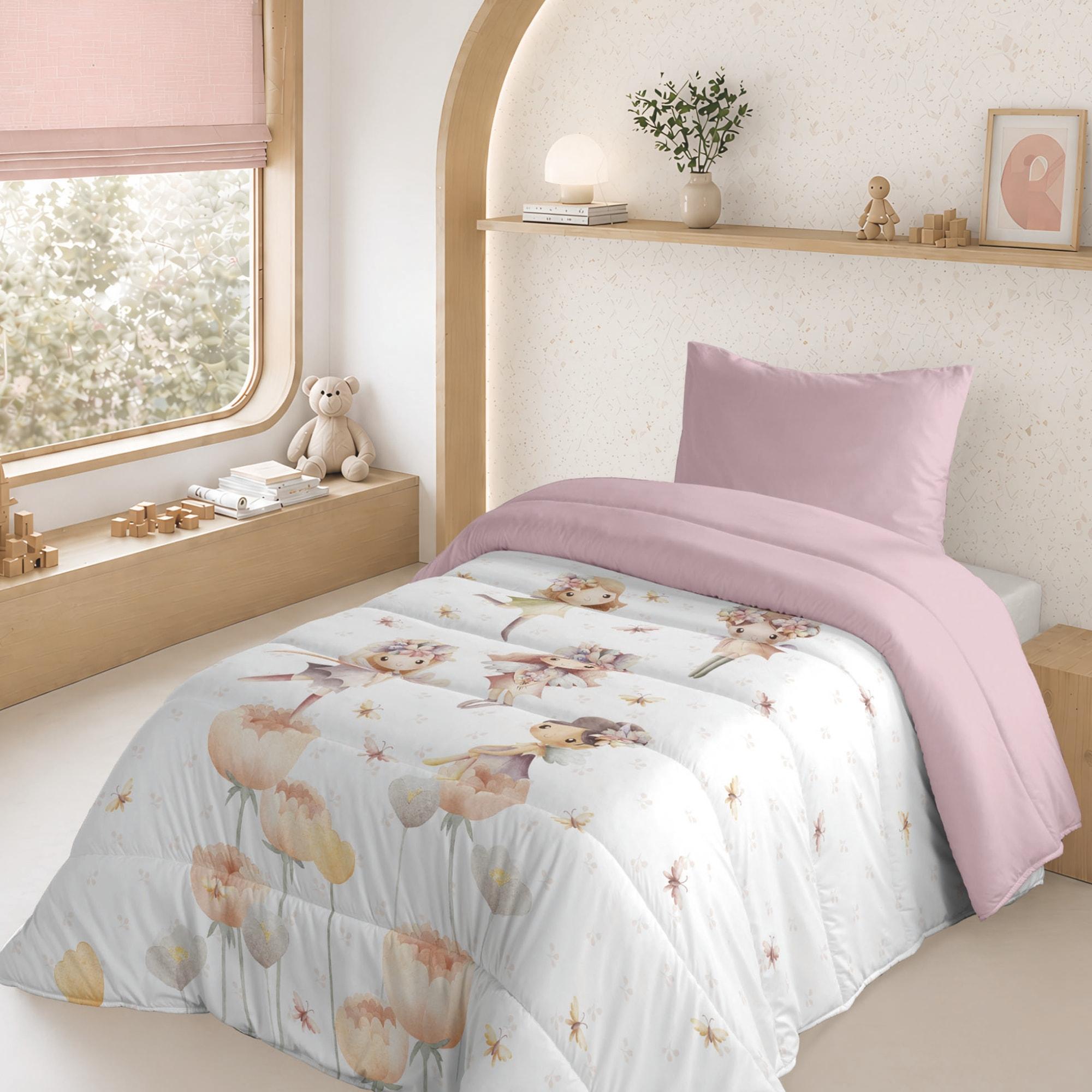 Edredón Nórdico Estampado - Infantil - 100% Poliéster Microfibra - 300 gr/m² con Tacto Pluma - Wings