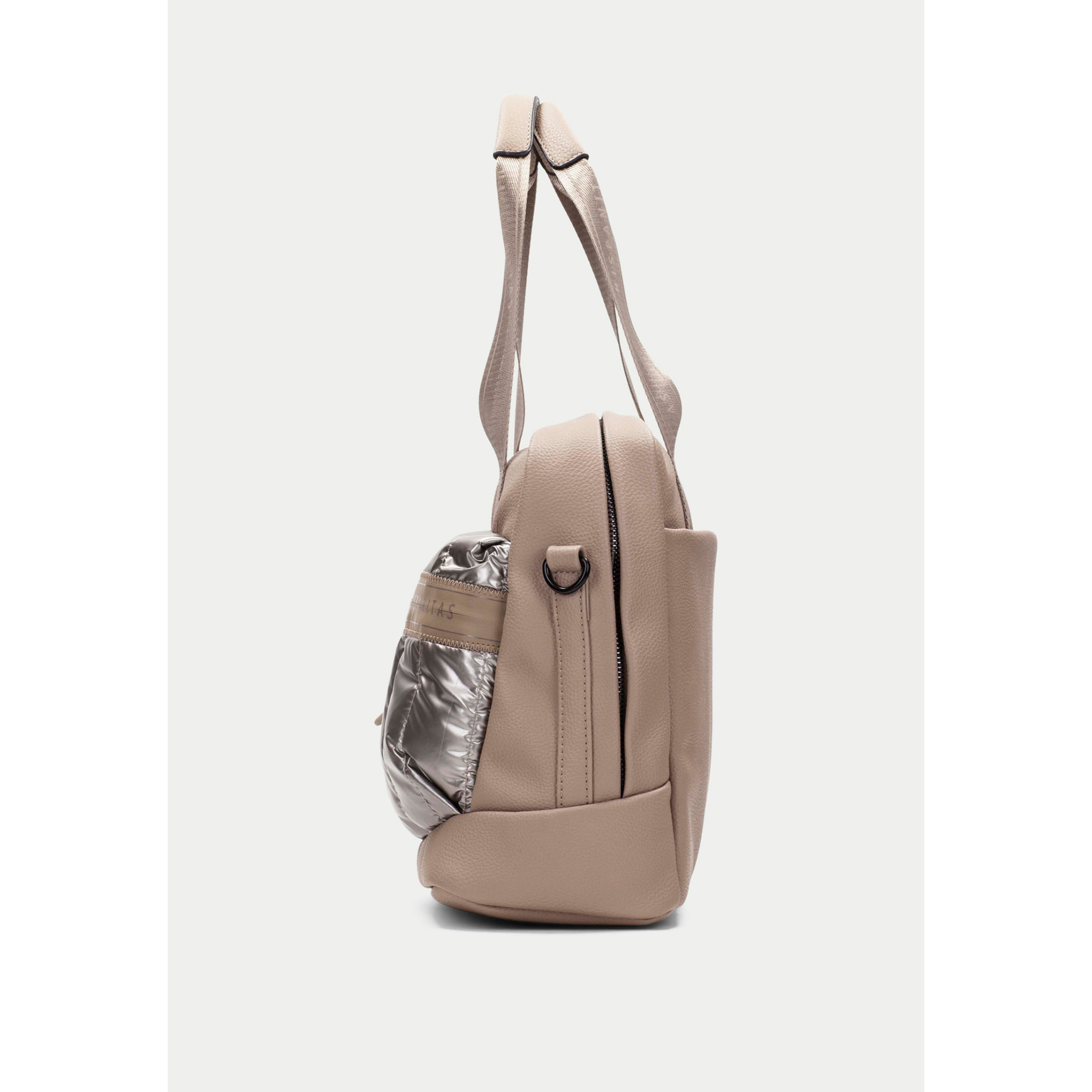 Bolso de Hombro  Taupe 34 x 29 x 14 cm