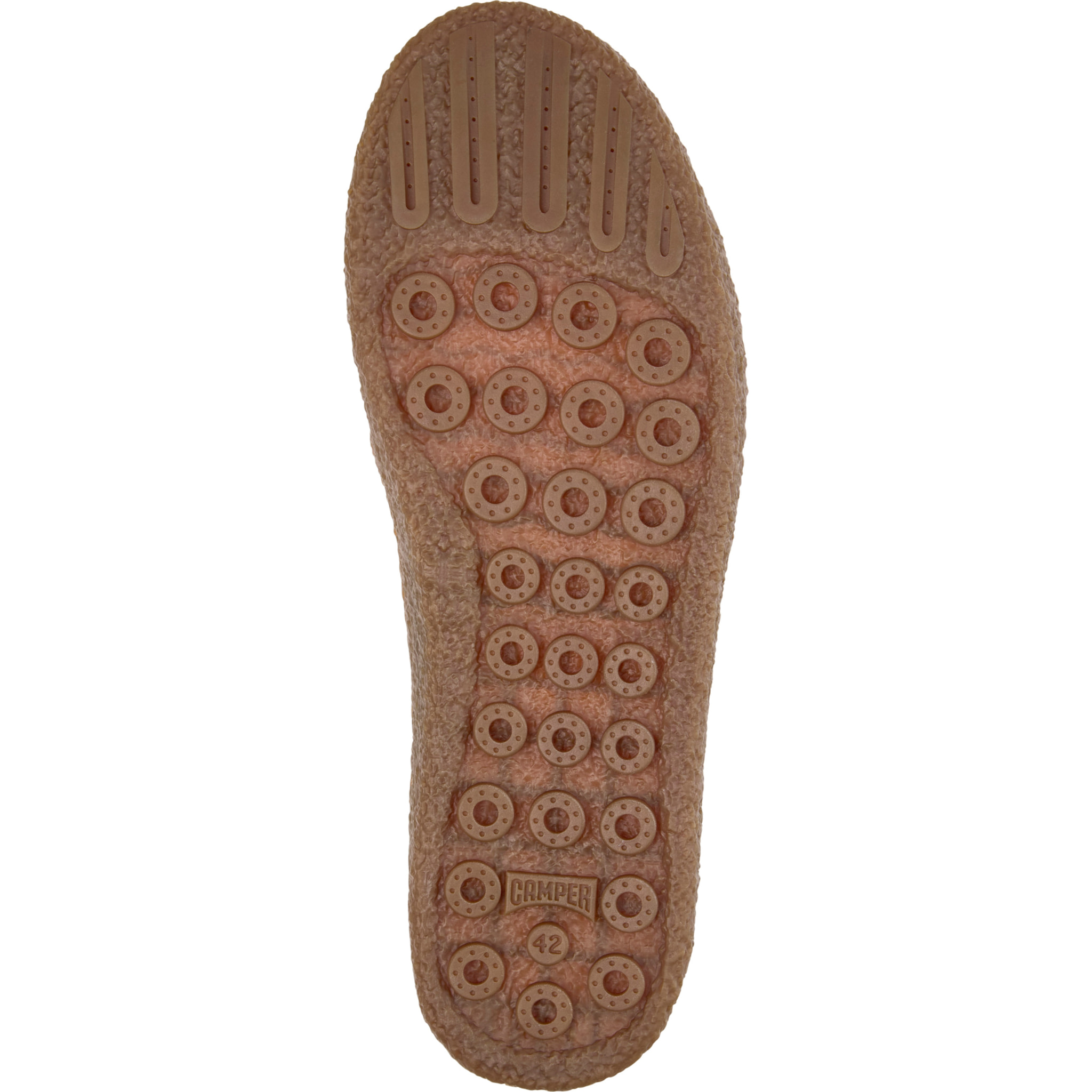 Scarpe stringate - CAMPER Peu Terreno - Beige - Pelle scamosciata