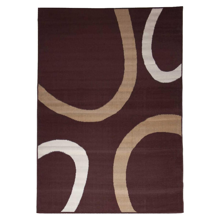 Tapis salon et chambre tissé motif rond FIHA