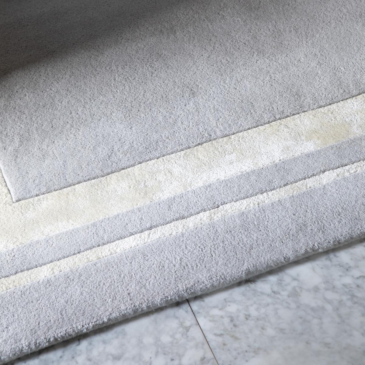 Tapis salon et chambre fait main en laine motif simple CHICDOUJ