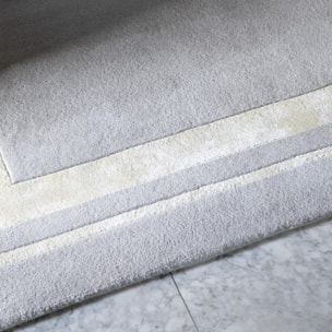 Tapis salon et chambre fait main en laine motif simple CHICDOUJ