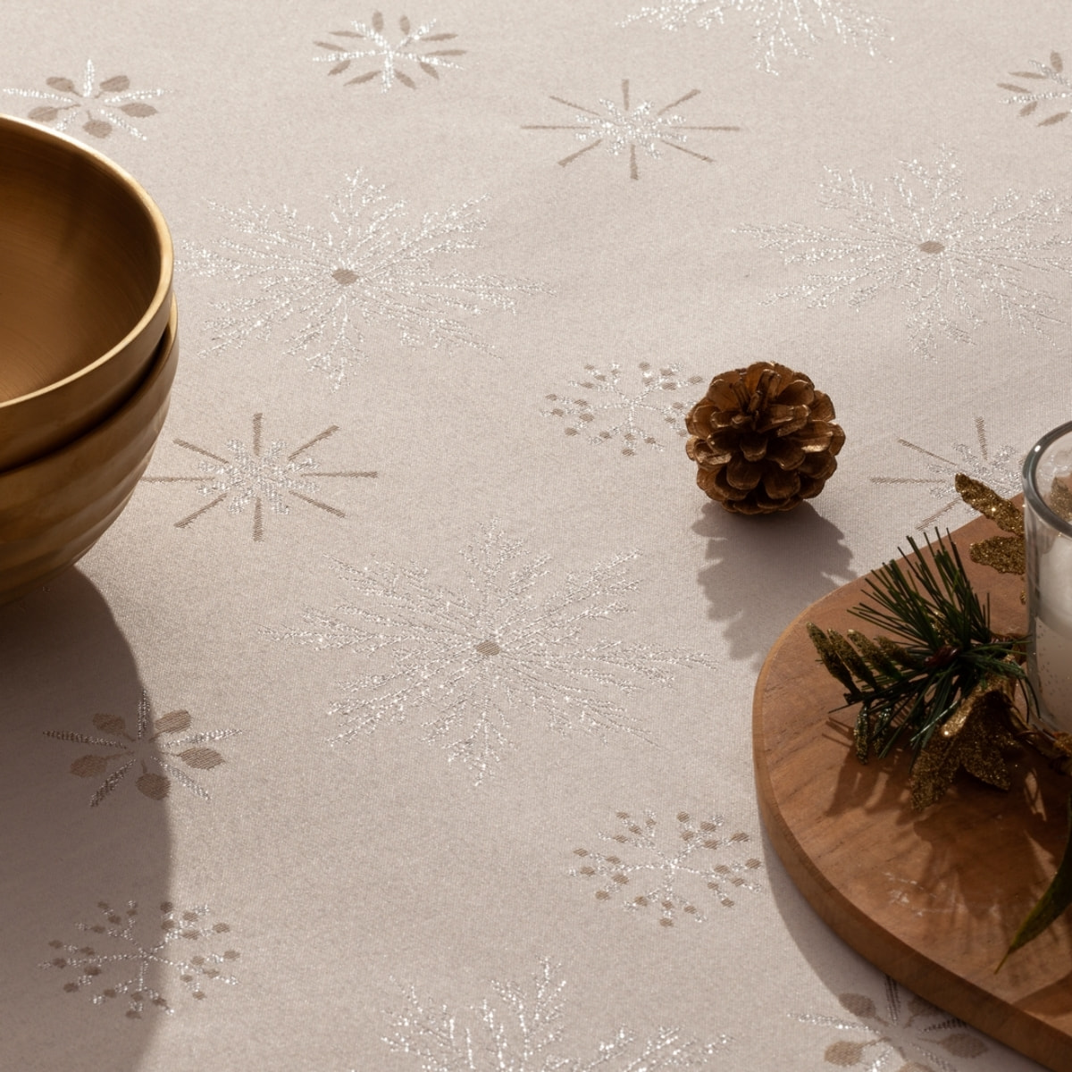 Mantel antimanchas GLORY PLATA