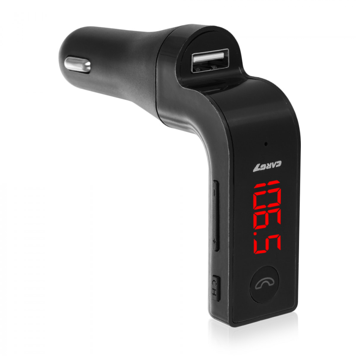 Kit 4 in 1 con vivavoce Bluetooth e trasmettitore FM per auto