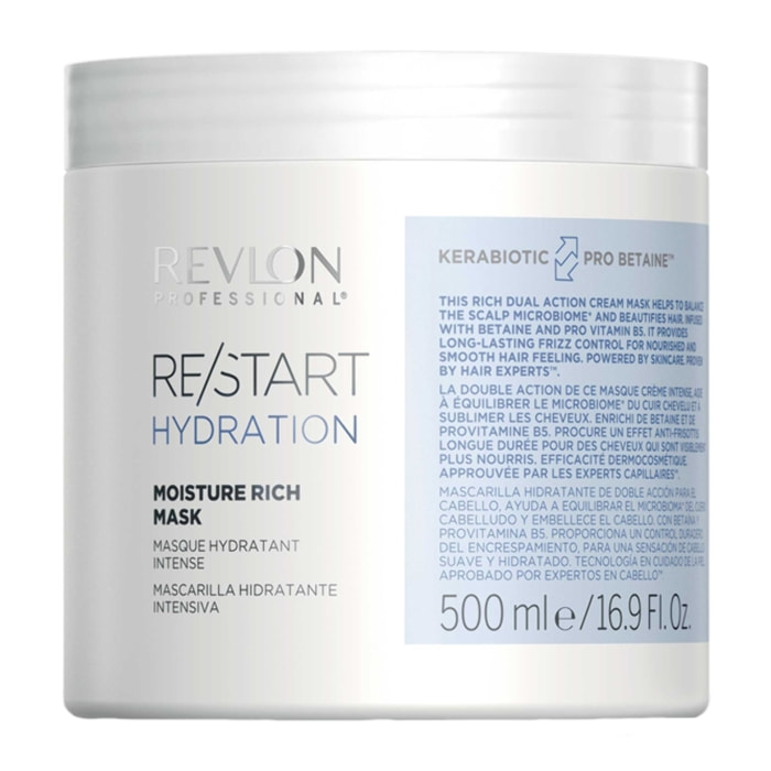 REVLON PROFESSIONAL Restart Hydration Moisture Rich Mask 500ml