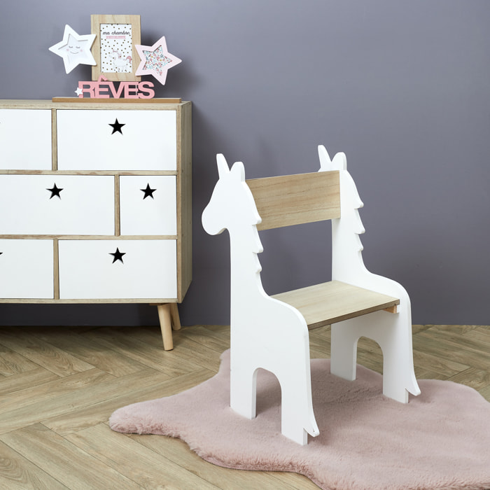 CHAISE ENFANT LICORNE