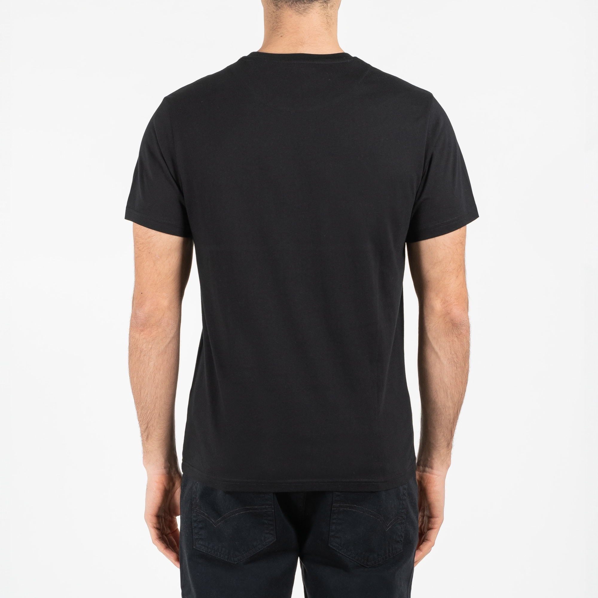 T-shirt jersey cotone organico con stampa narrow fit