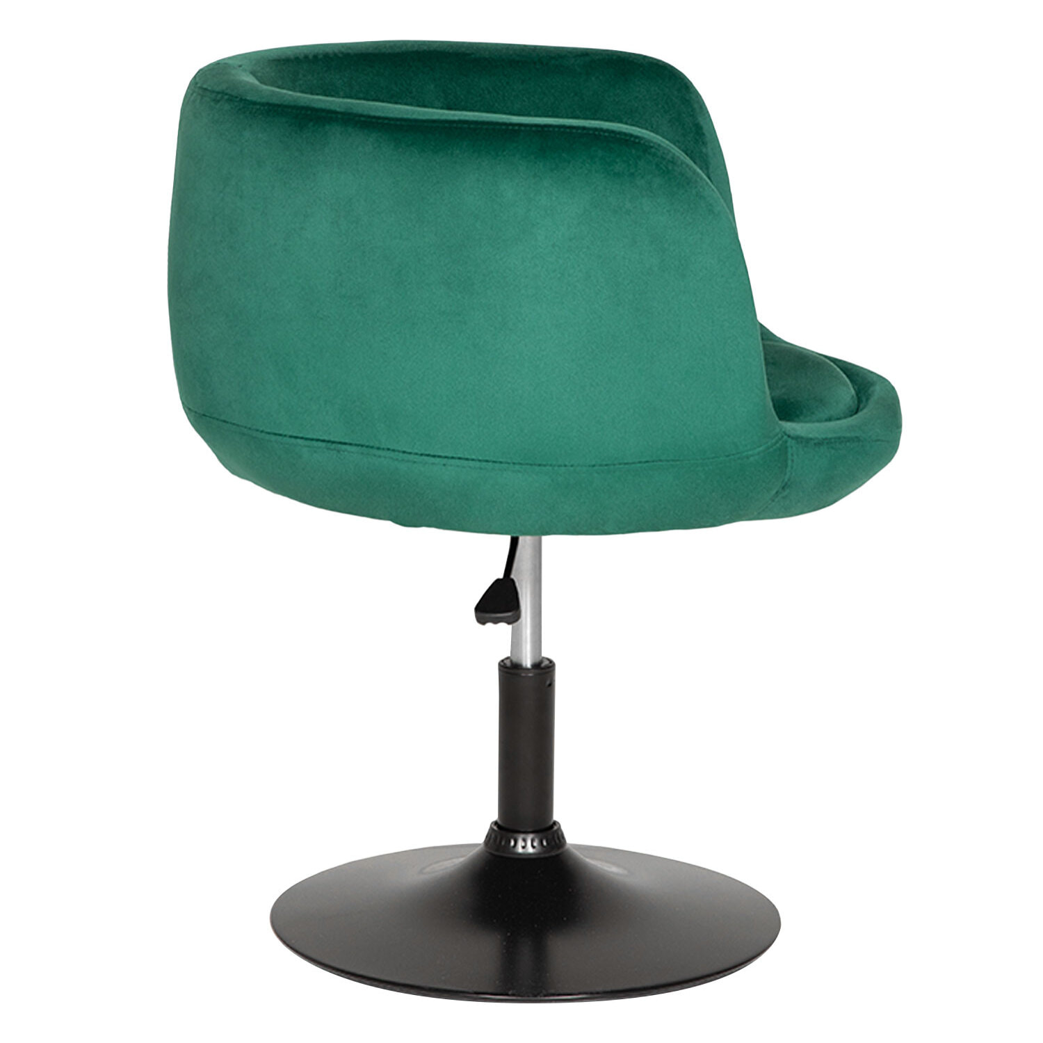 Tabouret de bar en velours vert NOLAN