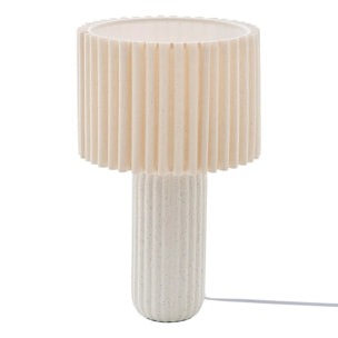 Lampe Kenan beige H43cm