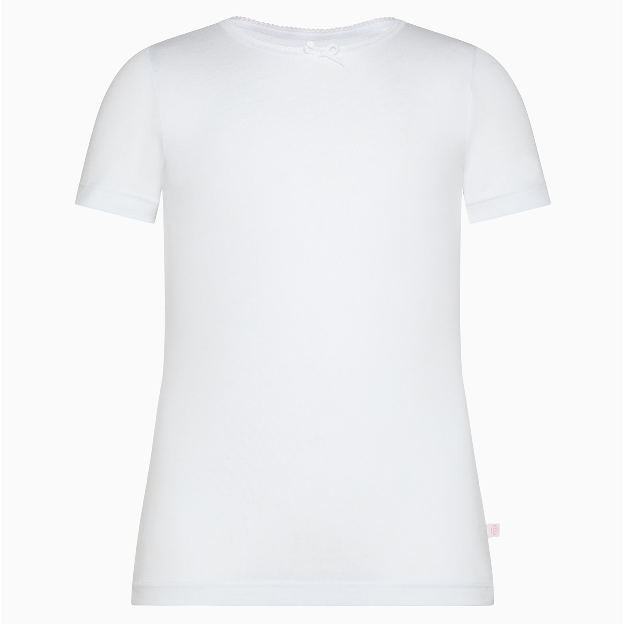 T-shirt girocollo bimba in cotone organico