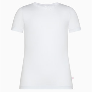 T-shirt girocollo bimba in cotone organico